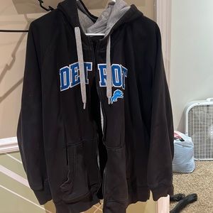 Detroit Lions zip up hoodie